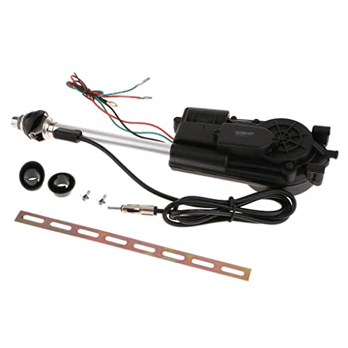 Antena automática para coche con mástil telescópico y kit de instalación AM FM