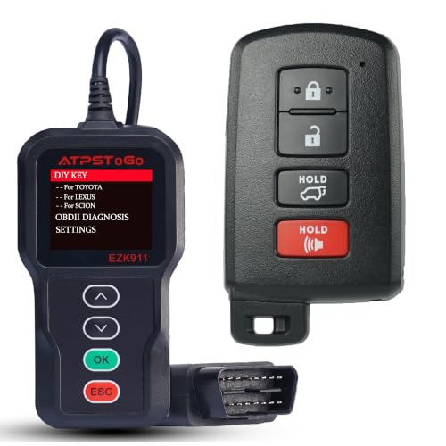 ATPSTOGO DIY Key Fob Replacement Kit Fits for Toyota RAV4 2013 2014 2015 2016 2017 2018 Keyless Entry Remote Control Replace FCC ID: HYQ14FBA G Board:0020 (281451-0020)