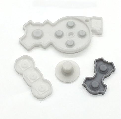 Replacement Set Right Conductive Rubber Adhesive Button Silicone Pads Buttons for Wii