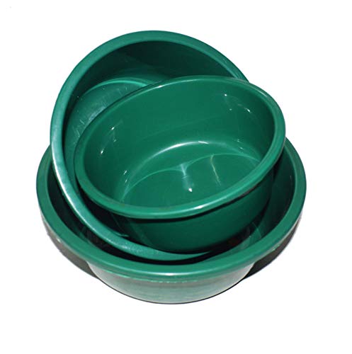 Image of Home and Kitchen Multipurpose Round Plastic Mixing Bowl (Multicolor) - Durable, Versatile, and Stylish! (Modern Set of 5)