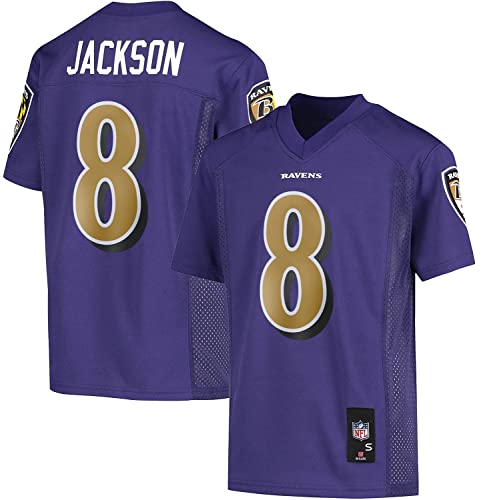 Lamar Jackson Baltimore Ravens #8 Youth 8-20 Purple Color Rush Mid Tier Player Jersey (18-20)