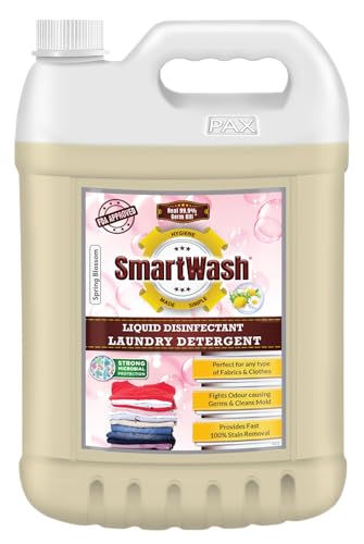 SmartWash Laundry Detergent Fabric Wash with Disinfection Protection (Spring Blossom), 5L
