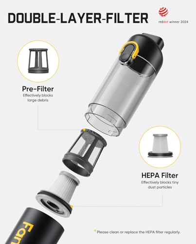 Fanttik V8 Mate Cordless Car Vacuum — 13kPa, 30-Min Runtime, 9 Attachments — view 7