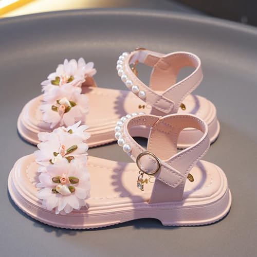 IWIHMIV Girls Flat Sandals Girls Comfortable Thick Soled Sandals Casual Open Toe Summer Casual Soft Sole Shoess3