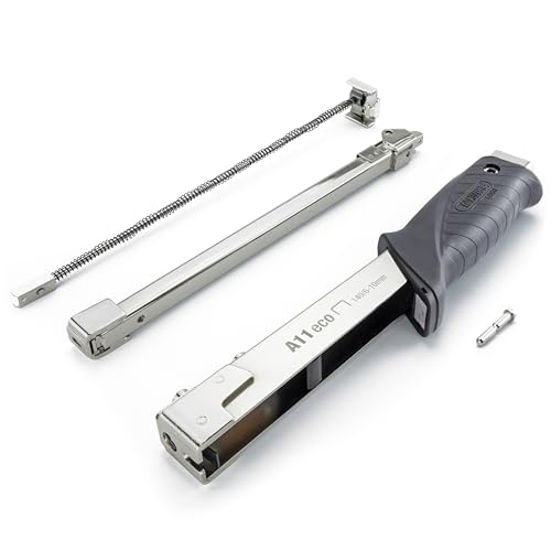 Tacwise 1185 A11 Hammertacker mit 75.000 x 140/10mm Heftklammern, Verwendet Heftklammern des Typs 140/6 -10mm