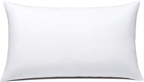 Miniatura 7 de JIEITIVE Relleno de almohada hipoalergénico de alta calidad, forma cuadrada para fundas de almohada decorativas, cojín cama, sofá, juego de 1-16 x