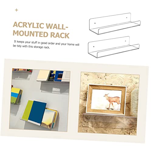 Étagère murale transparente Alipis pour optimiser les petits espaces