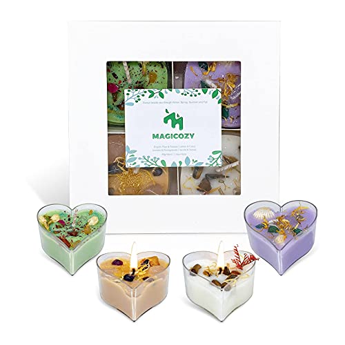 Scented Candles, Candle Gift Set, 4Pcs/Set With 4 Fragrances, Representing 4 Seasons In A Year, Aromatherapy For Holiday Gifts, Home Decor, Wedding Favors, Birthday, Christmas #TOP1