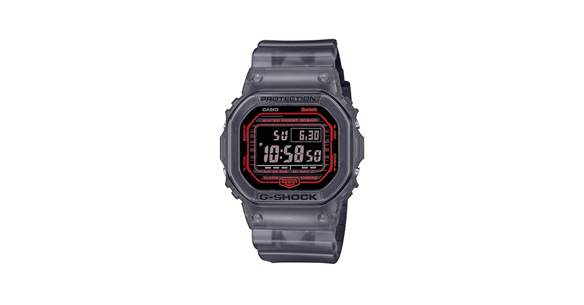 R 【新品/Bluetooth®】DW-B5600G-1JF DWB5600G-1 | G-SHOCK DIGITAL Transparent color | CASIO