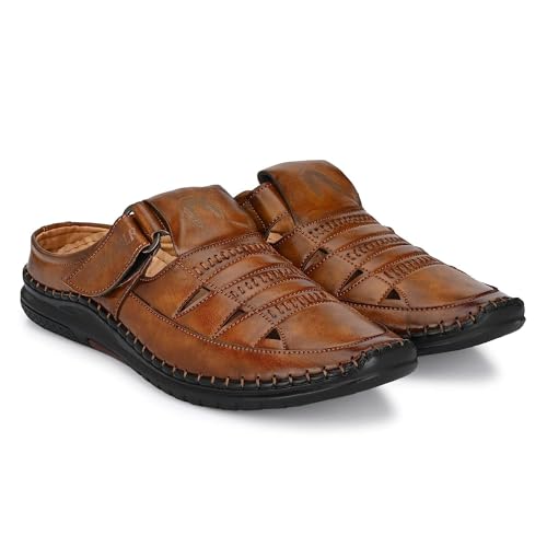 Image of Rising Wolf Men's Synthetic Leather Fisherman Sandals