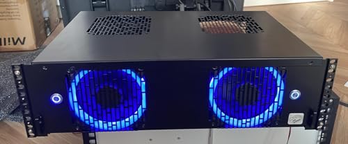 Boîtier RACK 19 pouces R-CASE 5 double système 2 x ITX en châssis rigide 3U size