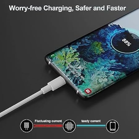 Image of Original 65W USB to C warp Adapter for One Plus 9 pro Charger| 8|8 Pro|7 Pro|7T|7T Pro|7|6T|6|5T|5|3T|3|Nord N10 5G USB to C Charger (Only Adapter) (TEN180)