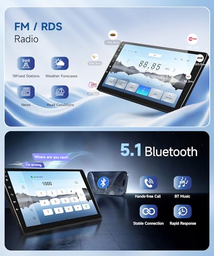Radio para Volvo S80 1999-2006 con pantalla táctil 9 pulg miniatura 6