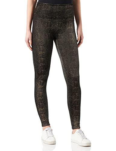 Spanx Damen 20188R Leggings, Negro/Dorado, M