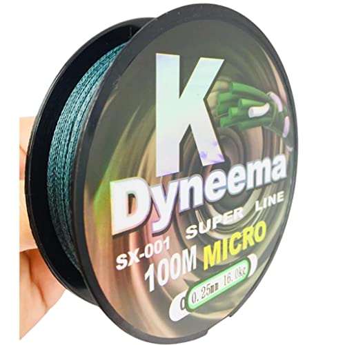 Linha Multifilamento Dyneema 0,25mm 16,kg 100 Metros