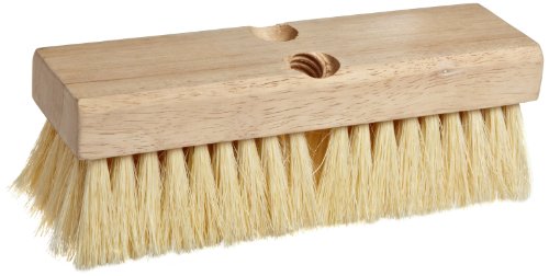Weiler 44429 9" Block Size, 5 X 14 No. Of Rows, Wood Block, Tampico Fill, Deck Scrub Brush