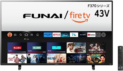 Amazon | FUNAI Fire TV 43V型 Fire TV搭載 4K液晶テレビ FL-43UF370  
