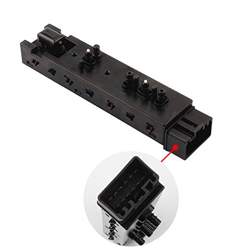 Dasbecan Left Driver Side Adjustment Power Seat Switch Compatible With Ford 2006-2019 Lincoln 2006-2019 Mercury 2006-2011 Replace# 9L3T-14B709-Faw 9L3Z-14A701-Fb #TOP4