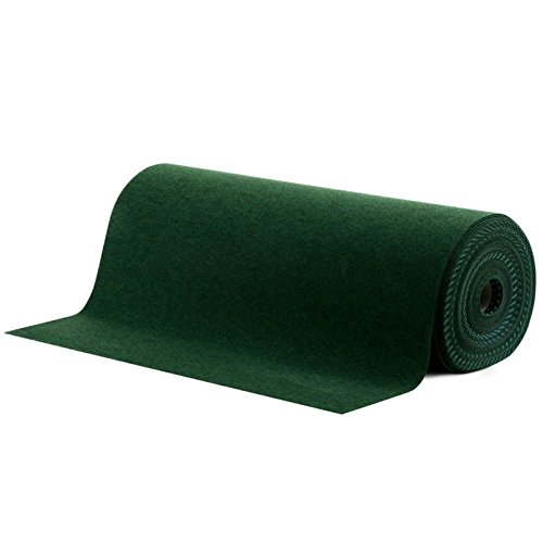 casa pura Moquette d'extérieur FarbwunderPro, vert, en rouleau au mètre, surface en feutre, tapis outdoor imite gazon artificiel pour sol du jardin,...