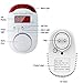 HAOKESITE Carbon Monoxide Detectors Plug in Wall Portable Carbon Monoxide Detector for Travel CO Alarm with LED Digital Display Voice Light Plug and Play