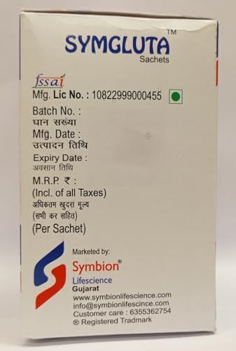 Image of Symgluta L-Glutamine 10gm Sachets (Pack of 10 sachets)