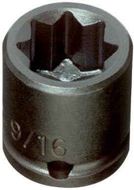 Stanley Proto J7214S 3/8インチドライブインパクトソケット、7/16インチ、8ポイント