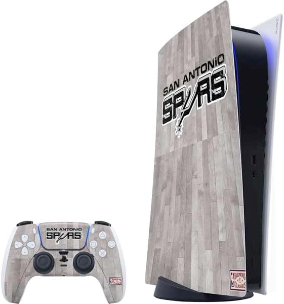 Skinit Decal Gaming Skin Compatible with PS5 Bundle - Officially Licensed NBA San Antonio Spurs Dark Rust Design