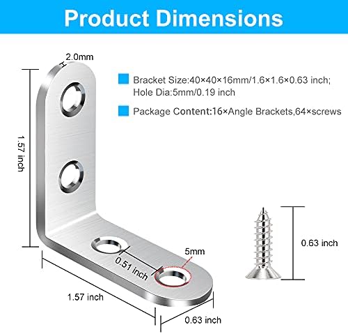 Silver Corner Brace