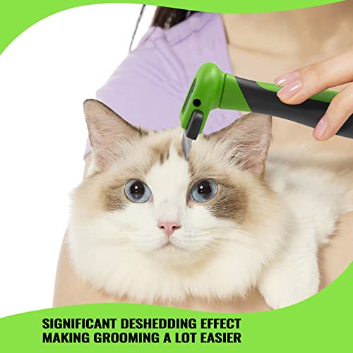 Bonve Pet Grooming Brush, Upgrade Pet Deshedding Tool For Dogs & Cats Effectively Reduces Shedding By Up To 95%, Dramatically Reduces Shedding In Minutes Guaranteed #TOP4