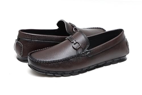 Image of Heels County Faux Leather Loafers Shoes for Men