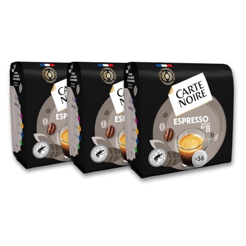 Carte Noire - Lot de 108 dosettes souples Espresso - 3x36
