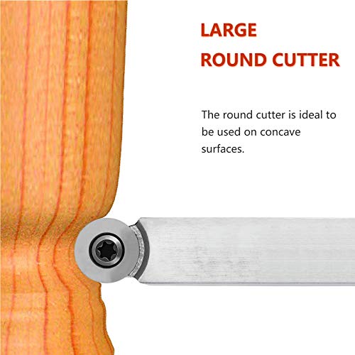 Herramienta para torneado de madera con inserto de carburo 12mm miniatura 2