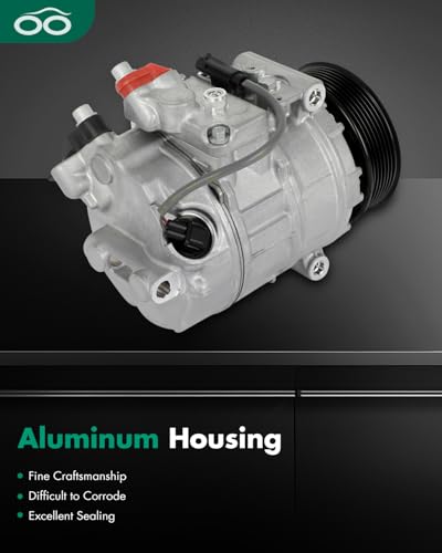 Image of SCITOO AC Compressor for BMW for 1 Series M 3.0L 2011 | Fast Cooling, Ultra Low Noise (≤72 dB)Air Conditioner Compressor with Clutch, Easy Installation, 64526956719 157382