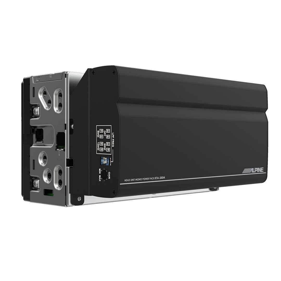 Alpine KTA-200M | Mono-Verstärker/Monoblock mit PowerStack-Kompatibilität - Max. Power 1x 400 W @ 4 Ohm