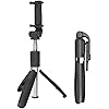 Top Bastão Tripé Pau de Selfie Bluetooth 3 em 1 Dobrável 360º com Controle Remoto para Celular e Câmera – Selfie Stick Compacto Leve Ajustável para Vídeos, Fotos, Lives, Reuniões e Viagens