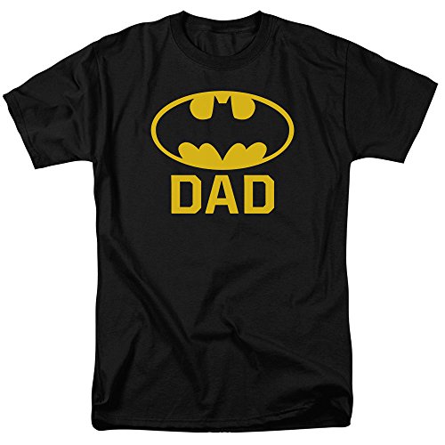 Batman BatDad Classic Logo T Shirt & Stickers Collection for Fath...