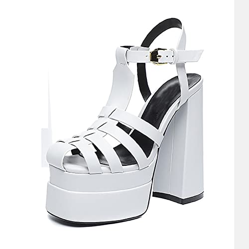 Sandales à talon bloc et bride cheville pour femmes et dames