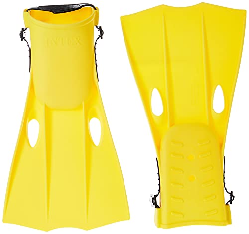 Intex Medium I.6 Aletas, Unisex Adulto, Amarillo, 20.3 X 8.9 X 52.1
