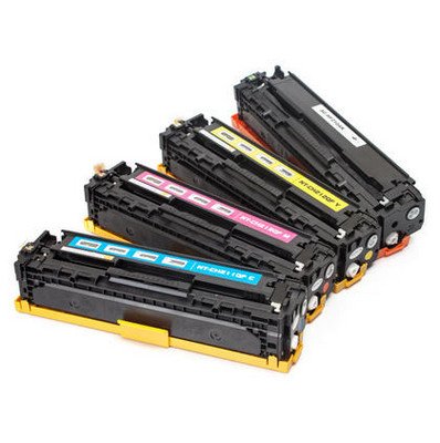 CF380X (4.400 Pagine)/CF381A/CF382A/CF383A (2.700 Pagine) 312A Kit 4 Toner Compatibili per HP Color LaserJet PRO MFP-M476NW MFP-M476DW MFP-M476DN