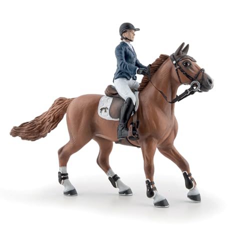 Cheval et Cavalier Pénélope Flora Papo - Idée Cadeau Idéale pour Fille et Garçon