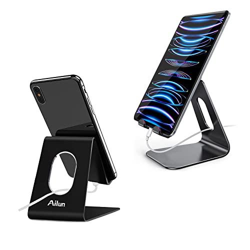 Ailun Cellphone Stand Holder Cell Phone Dock Cradle Universal Stand for iPhone 12/12 Pro/12 Mini /12 Pro Max iPhone 11/11 Pro/11 Pro Max/X Xs XR Xs Max