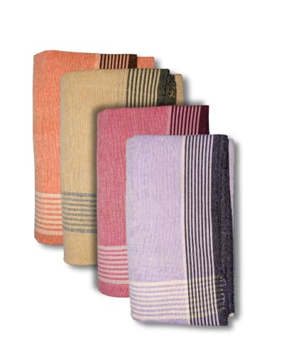Image of Self Design Blended Solid cotton lungi for men | Daily Wear, Home Wear & Relaxation | 2 Meter | Unstitched