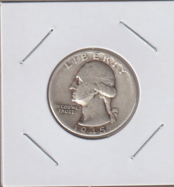 1945 Washington (90% Silver) Quarter