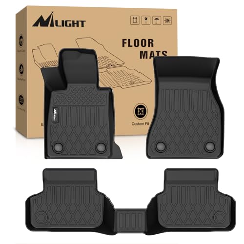 Nilight TPE Floor Mats for BMW 5 Series G30 520i 530e 530i 535i 540i 540d 550i 2017 2018 2019 2020 2021 2022 2023, All Weather Custom Fit Heavy Duty Floor Liners