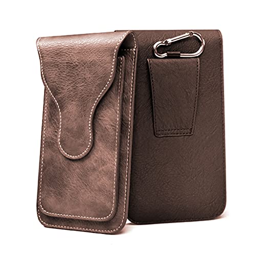 Sac de ceinture pour téléphone en cuir YABEME, étui homme idéal pour les chantiers et la randonnée - 2