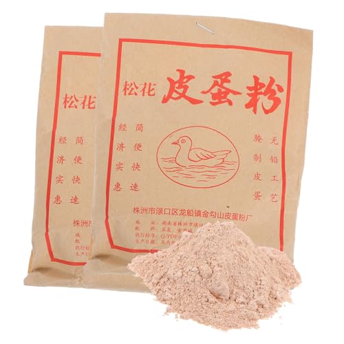 Holibanna Polvo para Huevo Polvo para Conserva Fácil para Huevos de Pato Gallina y Codorniz Receta Auténtica