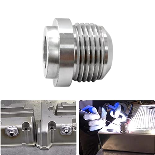 Male AN Fitting AN12 Male Billet Weld-on Fitting Bung - 1018 Mild Steel, Weld In Bung For Fuel/Oil Lines (Quantity 1) 10 An Bulkhead Fitting