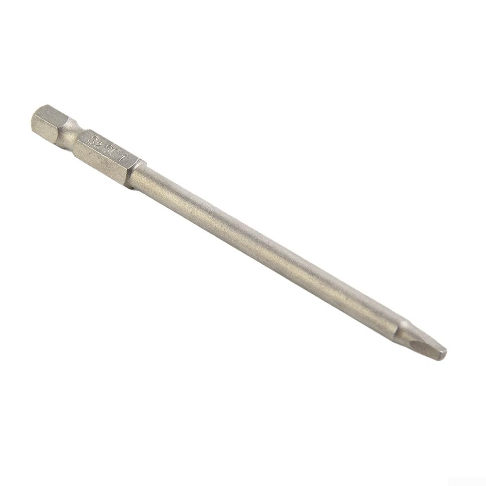 3x 100mm Vierkant-Steckschlüssel-Bits SQ1-SQ3 - Robertson Antrieb Für Schrauber & Bohrer