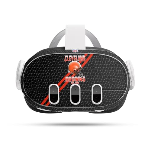 Autocollant NFL Cleveland Browns Meta Quest 3 Protection Vinyle Anti-Rayures