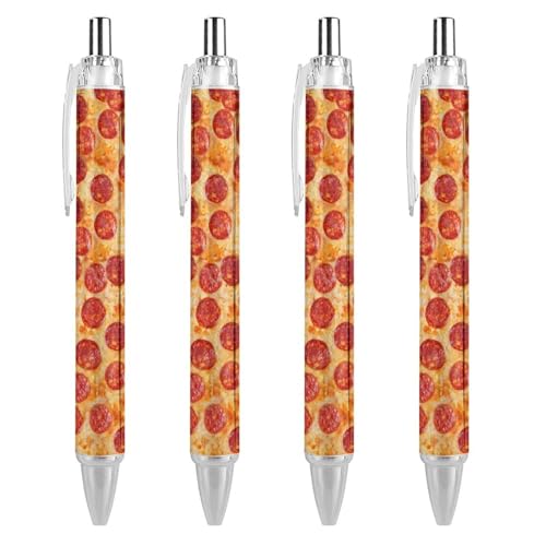 Bolígrafos retráctiles de 0,5 mm Pepperoni para escribir sin manchas y con estilo
